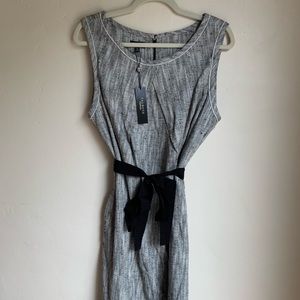 NWT Talbots heather grey dress and jacket set